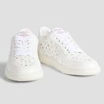 Valentino Garavani Valentino Atelier San Gallo printed broderie anglaise leather sneakers IT 38.5 Photo 1