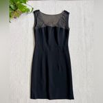 L'Agence Bateau Neckline Black Sheath Dress Photo 1