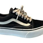 Vans Black and White Old Skool Sneakers Photo 3