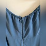 Lucca Couture NWT Lucca Women's Blue Chiffon Dress / Off-The-Shoulder Small Sleeves Size Med Photo 3