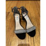 Nina  Eloise Ankle Strap Sandal True Black Suede Womens Size 9 EUC Photo 3