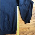 Hanes Black Full Zip Up Hooded Sweatshirt Photo 2
