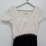 Rag and Bone  White Black Short Sleeve Mini Dress Cutout Designer Formal Size 4 Photo 1