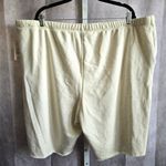secret treasures Cream White Shorts Pullon Drawstring Pants NWT Plus 3XL 22W-24W Photo 1