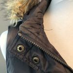 Super Cute Grey Fur Hooded Zip Up Vest Photo 1