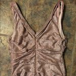 EXPRESS [] metallic light pink rose gold dress Photo 4