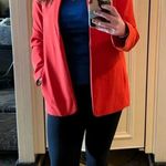 Of Mercer Red Clarkson Blazer Classic Minimalist Size 6 Photo 8