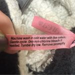 Elegant Black Fleece Hoodie with Pom Photo 6