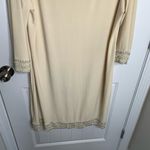 Tash + Sophie embellished beaded cream shift dress size 1X‎ made in USA Photo 3
