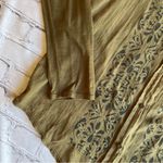 Michael Stars  Blouse Button Down Shirt Womens Long Sleeve Sz 2 Boho Light Batik Photo 1