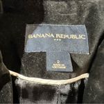 Banana Republic  Black Velvet Velour 2-button blazer size 2 EUC Holiday Party Photo 2