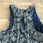 Likely  Bayard Paisley Round Neck Back Ruffle Tank Top Dress Sz 10 Photo 8