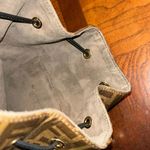 Fendi - Authentic  Brown Glazed Fabric Bucket Bag Photo 13