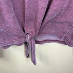 Ariat  Womens Size Medium Burnout Velvet Floral Waist Tie‎ Long Sleeve Top Boho Photo 5