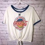 Coca-Cola  Womens Tie Front Graphics Tee Size Large Photo 3