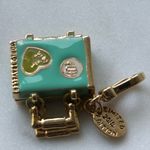 Juicy Couture NWOT  Gold and Turquoise World Traveller Charm Photo 2