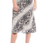 Sanctuary Snakeskin Everyday Midi Skirt Sz M Photo 0