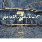 Ladies Seven for All Mankind Wide Leg Crop Vintage Dojo Jeans Size 32 Light Wash Blue Photo 8