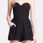 Parker Black Bustier Strapless Romper Photo 10