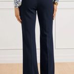 Talbots NWT Providence Pants In Navy Flare Leg Flat Front Size 16 Workwear Photo 0
