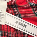 PINK - Victoria's Secret 🎄PINK VICTORIA’S SECRET Flannel Pajama Shorts Bright Red Forest Green Plaid S Photo 10