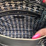 Vera Bradley  Ella tote  Black and Gray Tote faux snakeskin pocket Photo 6