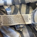 Forever 21 🆕 striped off shoulder long sleeve crop top blue white small Photo 5