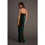 12th Tribe Jones Emerald Velvet Maxi Dress Size S Photo 2