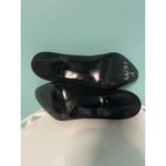 Jennifer Moore Women's  Dress Heels 8M N Black w‎ White Rhinestone Trim Photo 6