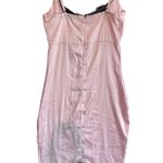 CBR Pink Slip Dress Black Lace Trim Y2K Lingerie Style Nightie Cottagecore 2000s Photo 1