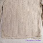 J.Crew NEW  Textured cable-knit lady jacket with fringe, color pale bone, size‎ M Photo 12