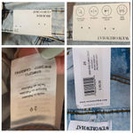 We Wore What HighRise Curvy Crop Jeans Ripped Knees Distressed Super Light Wash 29 Photo 8