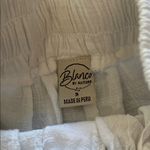 High Waist White Drawstring Shorts Photo 1