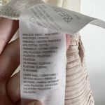 LOGO By Lori Goldstein LOGO By Lori‎ Goldstein Cream Tie Front Shrug Womens Size Small Ruffle Hem Boho Photo 6