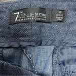 NY & Co 7th Avenue Petite Suit Pants Size 10P Navy Blue Zip Pocket Workwear Photo 8