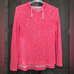 SO  light Weight bright pink long sleeve hooded top Photo 0