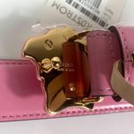 Versace NWT Medusa Tonal Buckle Leather Belt in Pink DCDD442DVTFN Photo 3