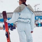 Free People NWT FULL SET FP Movement Sunday Skies Ski Jacket Coat & Pants Blue Photo 2