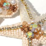 🤩🤩🤩BOGOHO 🤩🤩🤩Rhinestone Bead Starfish Earrings Photo 2