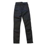 Rag and Bone  Nina High Rise Pull On Coated Dark Navy, Sz M Photo 4