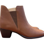 Munro  Jackson Bootie in‎ Cuero Leather Brown Size 7 Classic Side Zip Photo 0