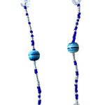 VTG Handmade Blue Beaded Eyeglass Holder Reading Glasses Jewelry New 28 in L Photo 8