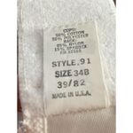 Vintage Mary Jane White Underwire Nursing Bra 34B Size undefined Photo 2