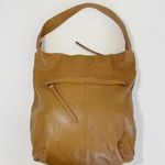 Christopher Kon Caramel Leather Hobo Bag Boho Tan Slouchy 70s Vibes Whipstitch Tan Photo 1