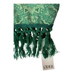 Cider Shirt Women Small Green V Neck Aztec Tassel Crop Top NWT Hippie Boho Photo 5