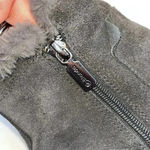Blondo  Glade Ankle Boot 8.5‎ Sherpa Lined Suede Double Side Zipper Gray Winter Photo 4