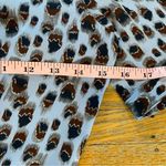 Reiss  Size 4 Short Sleeve Light Blue Printed Floral Dress Photo 8