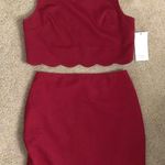 Tobi -Red Top & Skirt Set Photo 0