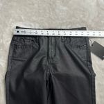 OAT Mid Rise‎ Skinny Jeans Women's 26 Black Coated NWT Photo 7