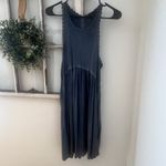 POL  Beckah Dress Midnight Dusty Blue Boho Dress Zipper Size M Photo 3